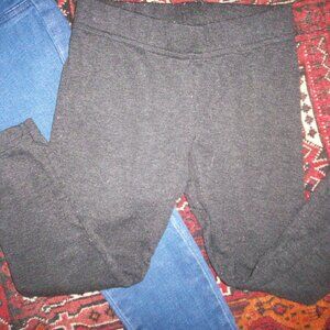 Malwee Little Girl 4T Denim Jeggings Wedze Black Leggings unsized approx 3/4T